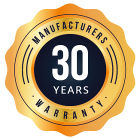 Badge de garantie - 30 ans de garantie du fabricant