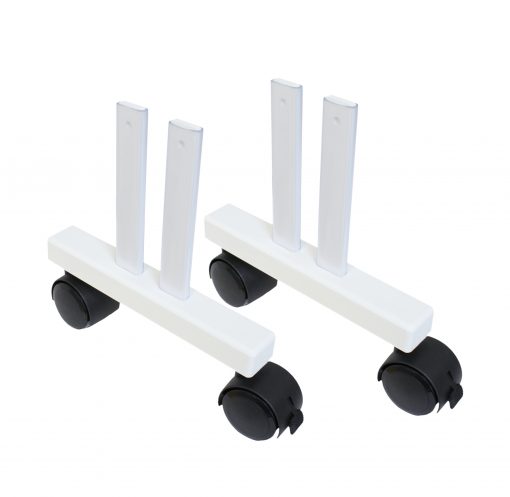 Aluminum stand with wheels for AeroFlow electric heaters